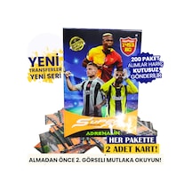 2025 Yepyeni Süper Final Serisi Oyuncu Kartları Süper Final Futbolcu Kartı 50 Paket 100 Adet Kart