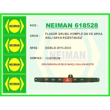 Bescher Flasor Grubu Komple On Ve Arka Sıslı Arka Rezıstansız Doblo 2015-2022 Neıman 618528 735618528
