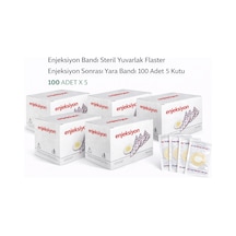 Bandı Steril Yuvarlak Flaster Sonrası Yara Bandı 100 Lü 5 Kutu