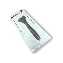 Tek-iş 250mm X 4.8mm Siyah Plastik Kablo Bağı 50 Adet Güçlü Cırt Kelepçe Kablo Sabitleme Ve Düzenleme Genel