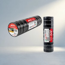 Lüks Siyah Pvc İzolasyon Elektrik Bandı Pratik Kullanım İçin 10mm