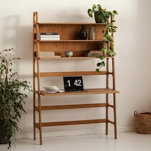 Woodesk Argos Ahşap Çalışma Masası 120x190 Tik Renk Cpt4626-190 Teak