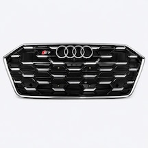 Autogp Audi A7 S7 Ön Panjur Izgara Krom Siyah 2025+