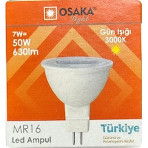 10 Adet Osaka 7w 50w Sarı Işık 3000k G4 Duylu İğne Bacak Led Çanak Ampul