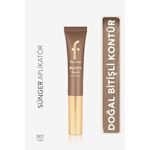 Flormar Puffy Liquid Hafif Yapılı & Sünger Aplikatörlü Yoğunluğu Ayarlanabilir Likit Kontür 001 Amber