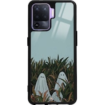 Oppo Reno 5 Lite Casper Tasarımlı Glossy Telefon Kılıfı Siyah