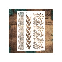 Kk Swords Stencil Tasarım Br049 - Dekoratif Duvar, Eşya,kumaş Boyama Şablonları 21x30cm