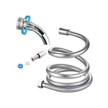 Dayanıklı Paslanmaz Duş Spirali Ve Uzun Pvc Banyo Hortumu, 150 Cm