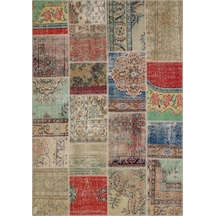 Birebir Özgünlüğü Ile Dikkat Çeken Patchwork Halı 160x230 Cm - 6308