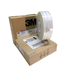 3m 983 Beyaz Reflektif Bant 15mt Tüvtürk Onaylı Reflektör Şerit