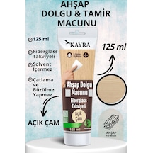 Açık Çam Renk Ahşap Tamir Macunu 125 Ml Mobilya Masa Dolap Sehpa Çizik Çatlak Giderici Parke Çatlak Dolgusu Parke Çizik Tamiri Lamine Parke Ve Ahşap Yüzeyler İçin Onarıcı Macun Tahta Tamirat Macunu Açık Çam