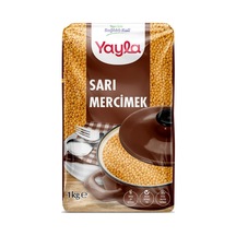 Yayla Sarı Mercimek 1 Kg - 8 Adet Tarı