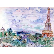Movas Sanat İlk Baharda Paris Parkları Ve Eyfel Elmas Mozaik Puzzle 50x37 E2020682