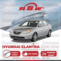 Rbw Hyundai Elantra 2000 - 2010 Ön Muz Silecek Takımı