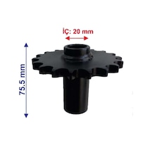 ATV KANUNİ ÖN DİŞLİ 530-18T İÇ 20XUZUNLUK 75 5XTM ÖM