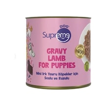Supreme Dog Sos İçinde Kuzulu Mini Irk Yavru Köpek Konservesi 200 Gr X 12 Adet