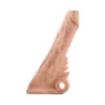 Hızlı Express Realistik Tırtıklı 17 CM Yumuşak Dokulu Penis Kılıfı