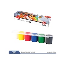 Parmak Boyası 6 Renk X 25 Ml