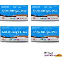 Krinol Omega 3 Plus - 60 Kapsül - 4 Kutu