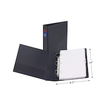 Legal Sağlam Binder 3 Halkalı 5,1 Cm Yuvarlak Halka, Siyah, 1 Binder 6401