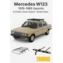 Mercedes W123 Sw 1977-1986 Uyumlu 6 Oluklu Tavan Sepeti - Station