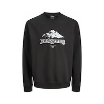 Jack & Jones Jcoflare Erkek Sweatshirt SIYAH