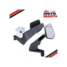 Arora Ar08 Karbon Desenli Katlanır Ayna H2 Mr0401