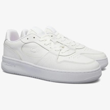 Lacoste L001 Leather Mens Sneaker Hakiki Deri Erkek Günlük Spor Ayakkabı Beyaz