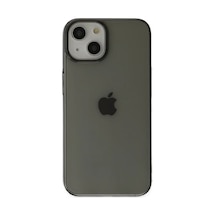 Apple Uyumlu iPhone 14 Plus Uyumlu Kılıf Pc Sert Şeffaf Kapak - Siyah