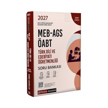 Pegem 2027 Öabt Meb-ags Türk Dili Ve Edebiyatı Öğretmenliği Soru Bankası Çözümlü Pegem Akademi Yayınları