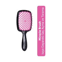 Beauty Pro Miracle Brush Saç Fırçası - Isıya Dayanıklı, Kaynak Saçlara Uygun, Saç Açma Ve Tarama Mor