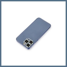 Buradabulabilirsin Apple iPhone 12 Pro Uyumlu Metal Kamera Lens Koruma Cam - Açık Yeşil Bbz