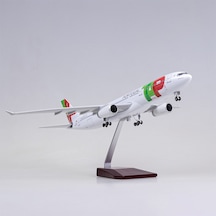 Portugal A330 Yolcu Uçağı Model Uçak 1/80 Ölçek 47cm