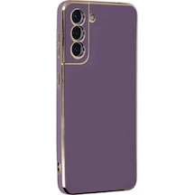 Samsung Uyumlu Galaxy S21 Kılıf Volet Luxury Seri Kamera Korumalı Silikon Kapak