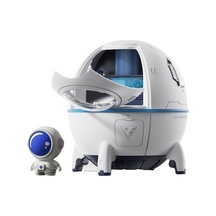 A Goodshop Uzay Kapsülü Ultrasonik Hava Nemlendirici, Astronot Gece Lambası, Usb Dekoratif Difüzör