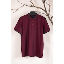 Polo Yaka Büyük Beden Suprem Penye Erkek T-Shirt Petrol Mavisi