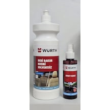 Würth Deri Bakım Kremi 1lt Solventsiz + Würth Araç Kokusu Mars 1
