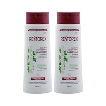Restorex Normal Saçlar için Sağlıklı Uzama Etkili Şampuan 2 x 550 ML