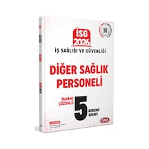 Data 2026 İsg İş Sağlığı Güvenliği Diğer Sağlık Personeli Tamamı Çözümlü 5 Deneme Sınavı Data Yayınları