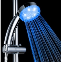Suntek 24cm Mavi Led Otomatik Işık Yağmurlama Duş Başlığı