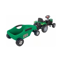 Mey İthalat Power Pedallı Big Trolley Traktör Yeşil-pls