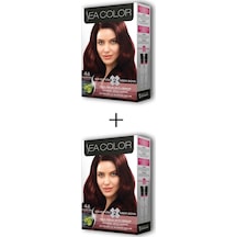 2X2 Tüp Krem Saç Boyası Seti Kestane Kızılı No:4.6