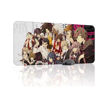 Danganronpa Kaymaz Dikişli Kauçuk Oyuncu Mousepad V1 - 90x40 Xxl Gaming Mouse Pad Fare Altlığı