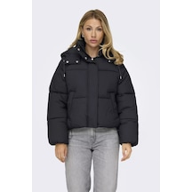 Only Kadın Puffer Jacket Kapüşonlu Şişme Mont-15322013 Çok Renkli