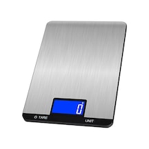 Dijital Gıda Ölçeği 15kg/33lb Şarj Edilebilir Dijital Mutfak Ölçeği Lcd Ekranlı Dokunmatik