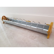 Güvercin Civciv Metal Galvaniz Yemlik 75 Cm 5  Adet