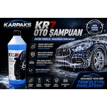 Karpaks Kr7 Oto Şampuan 1 Lt Yoğun Köpüklü Araç Yıkama Şampuanı