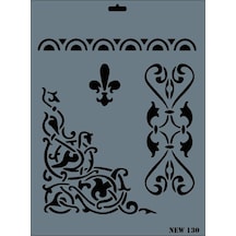Rich New Seri N-130 Stencil 35X25 Cm