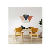 Geometrik Desenli Duvar Sticker 60x40 Cm