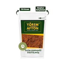 Adıyaman Besni Dağlarının Doğal Mucizesi Öğütülmüş Toz Siyah Üzüm Çekirdeği Vitis Vinifera 110gr